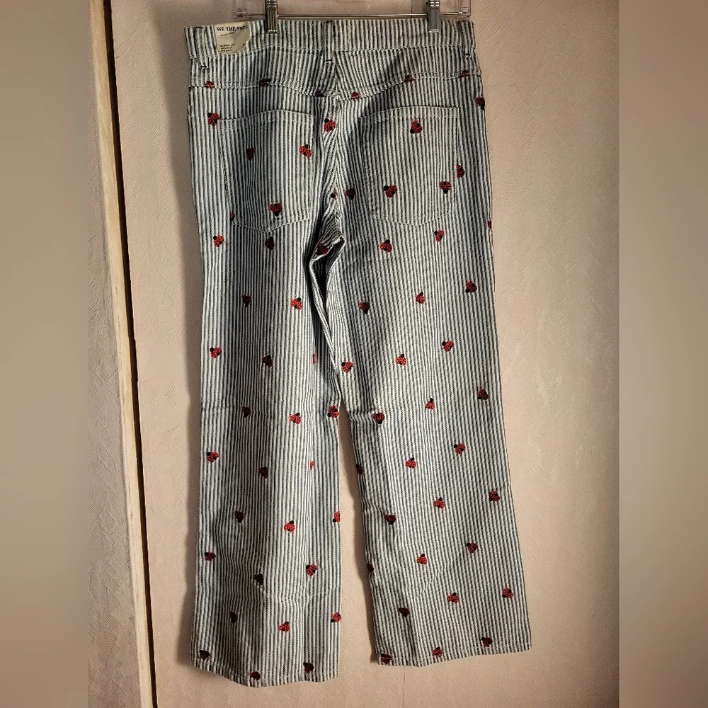 Free People Bugged Out Railroad Stripe Jeans - Picture 10 of 11